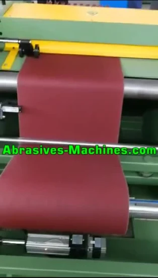 Machine à refendre les rouleaux étroits à bande abrasive avec certificat CE