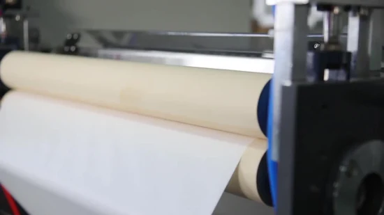 Machine de rebobinage de refendage de film étirable de papier kraft