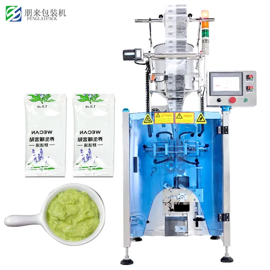Zhongchuang Machinery Personnalisé Automatique Trois Quatre Côtés Bâton D'étanchéité Vinaigrettes Ketchup Sauce Chaude Liquide Machine À Emballer